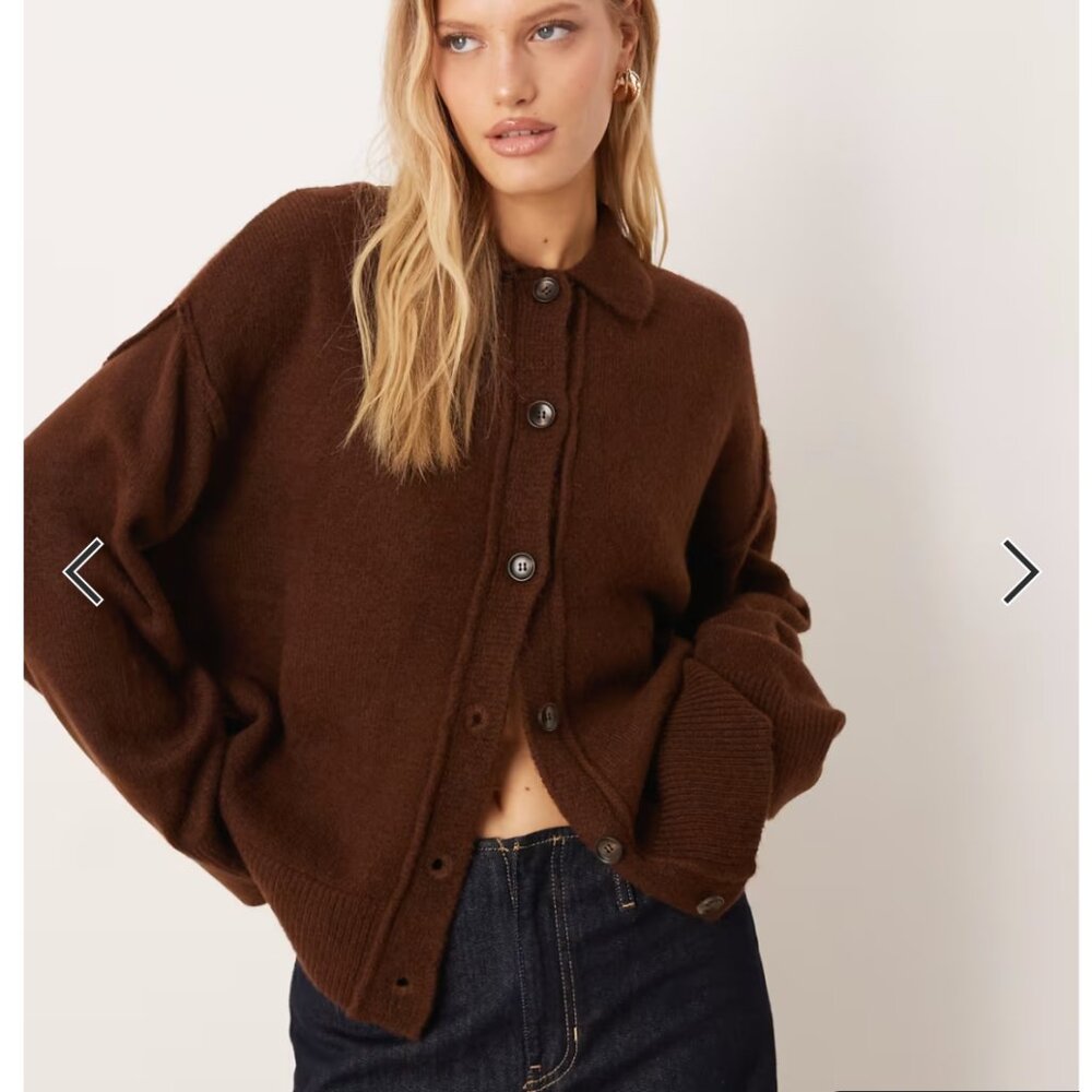 Chocolate brown cardigan (New with tags)